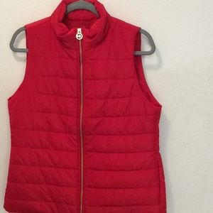 Michael Kors Red Puffer Vests NWT